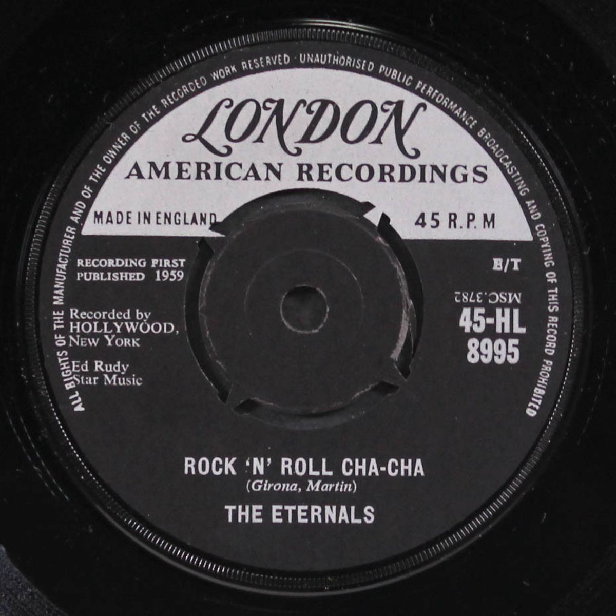 rockin' in the jungle / rock 'n' roll cha-cha by ETERNALS