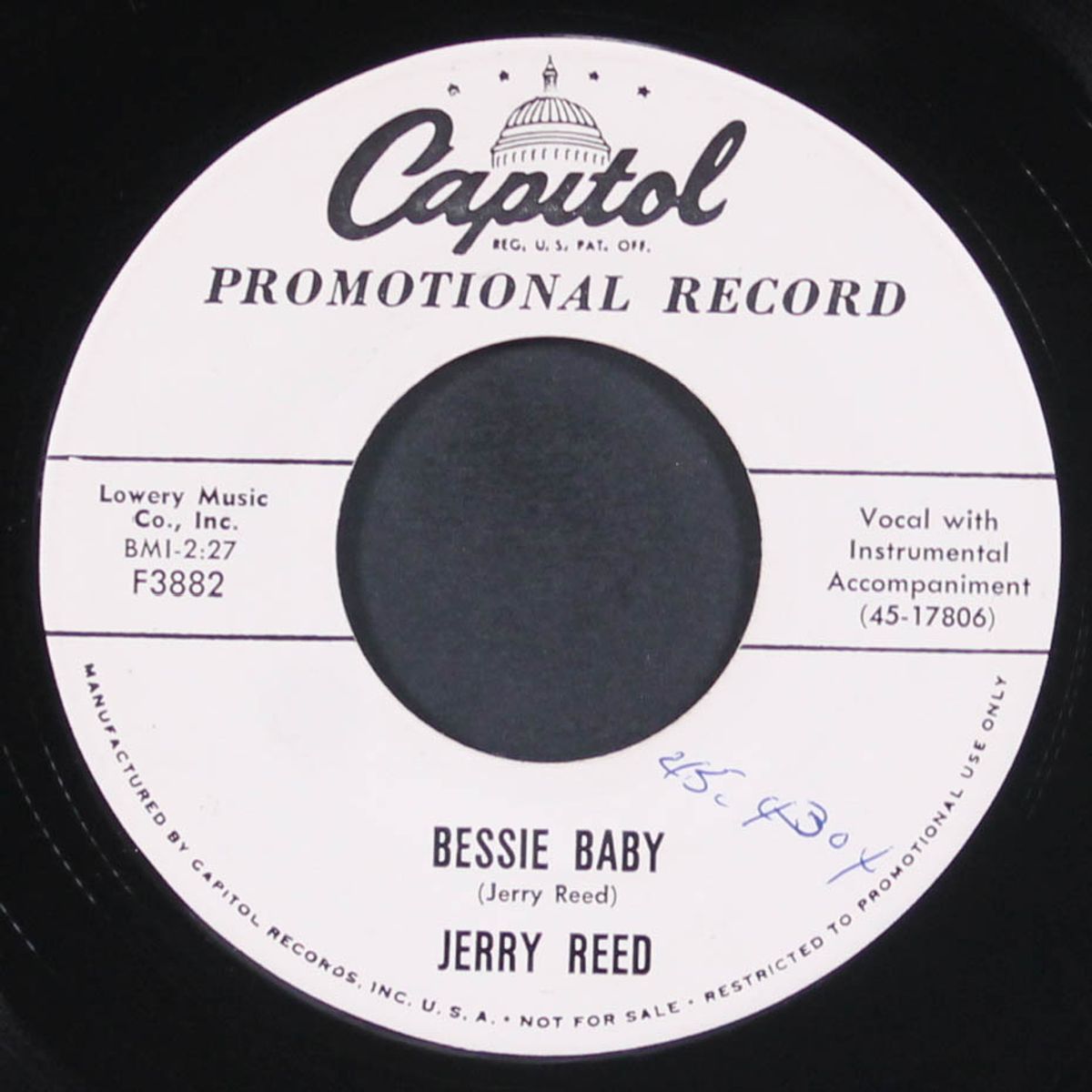 bessie baby / too young to be blue by JERRY REED
