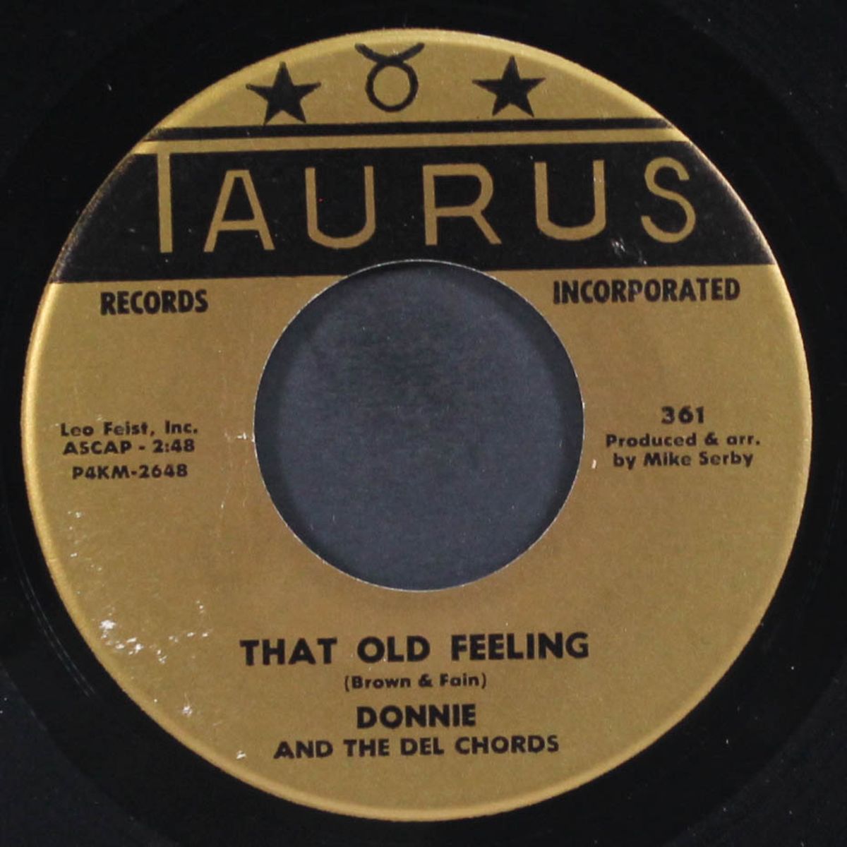 transylania mist / that old feeling by DONNIE & DEL-CHORDS