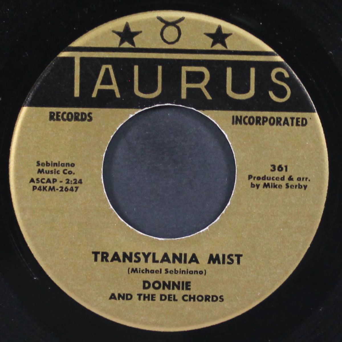 transylania mist / that old feeling by DONNIE & DEL-CHORDS
