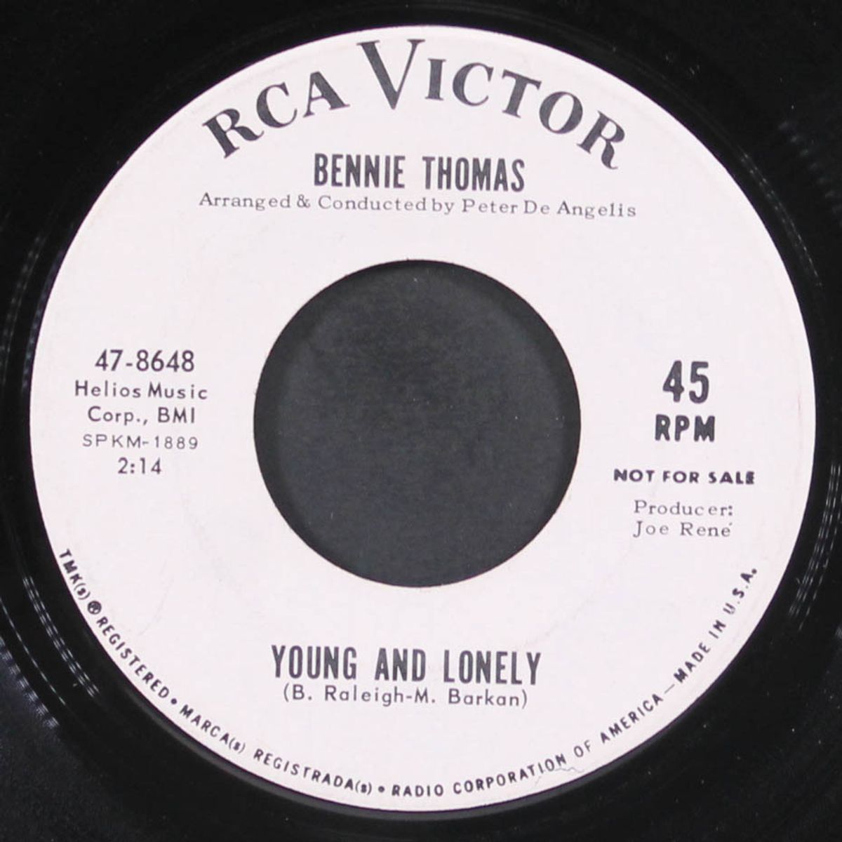here comes my baby / young and lonely by BENNIE THOMAS