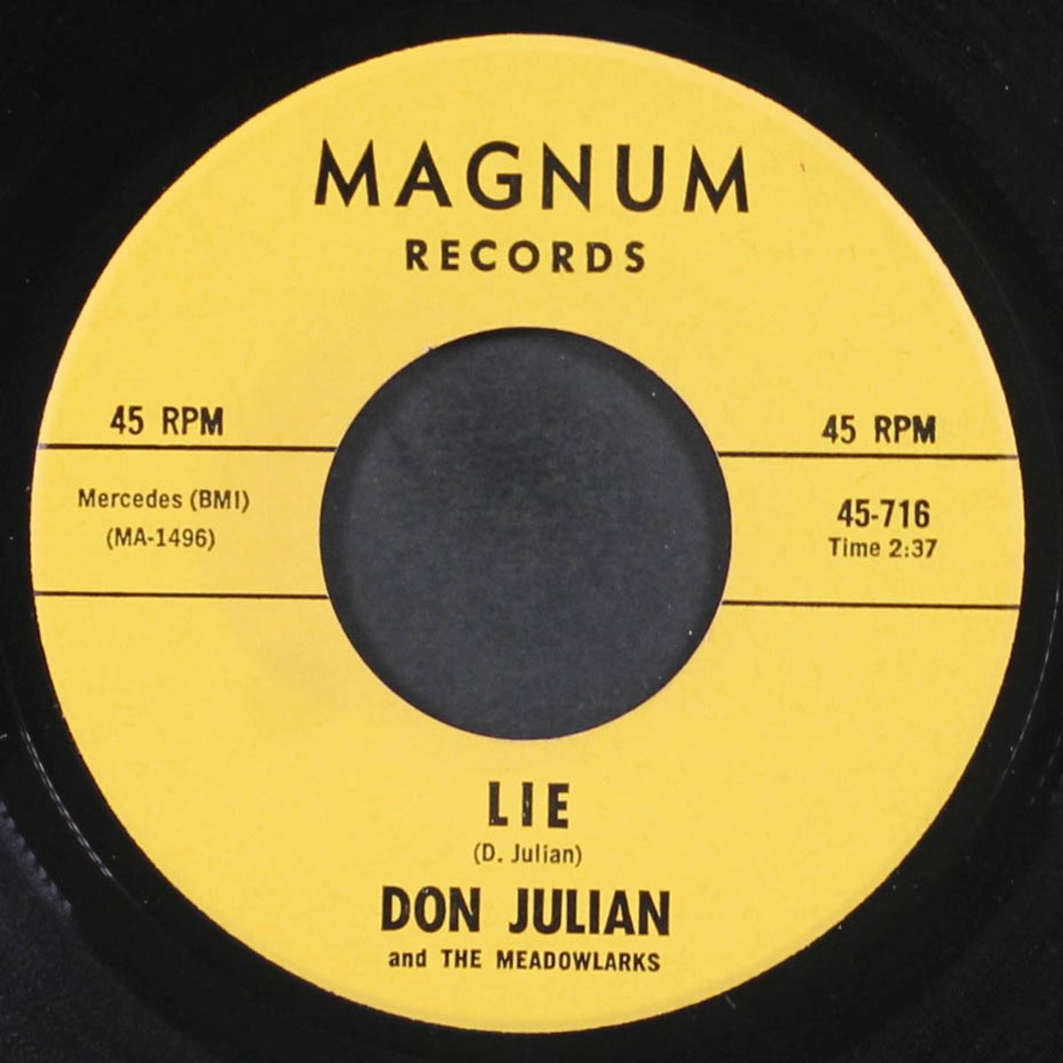 the booglay / lie by DON JULIAN & MEADOWLARKS