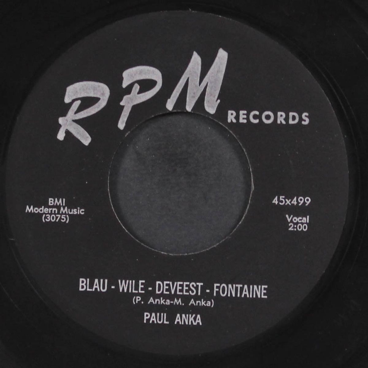 i confess / blau-wile-deveest-fontaine by PAUL ANKA