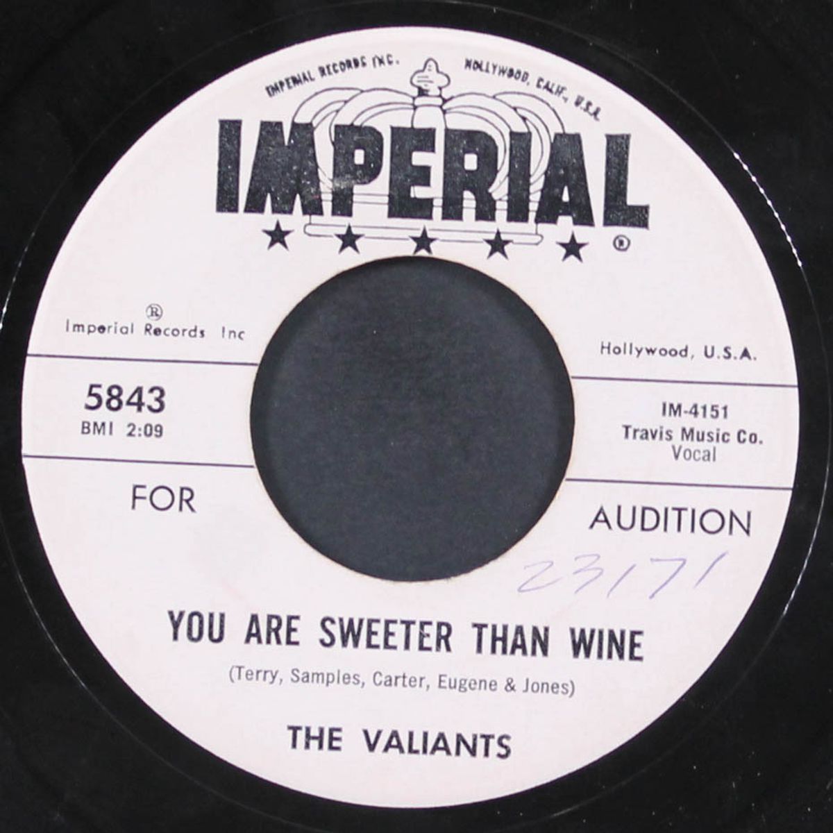 you are sweeter than wine / love comes in many ways by VALIANTS
