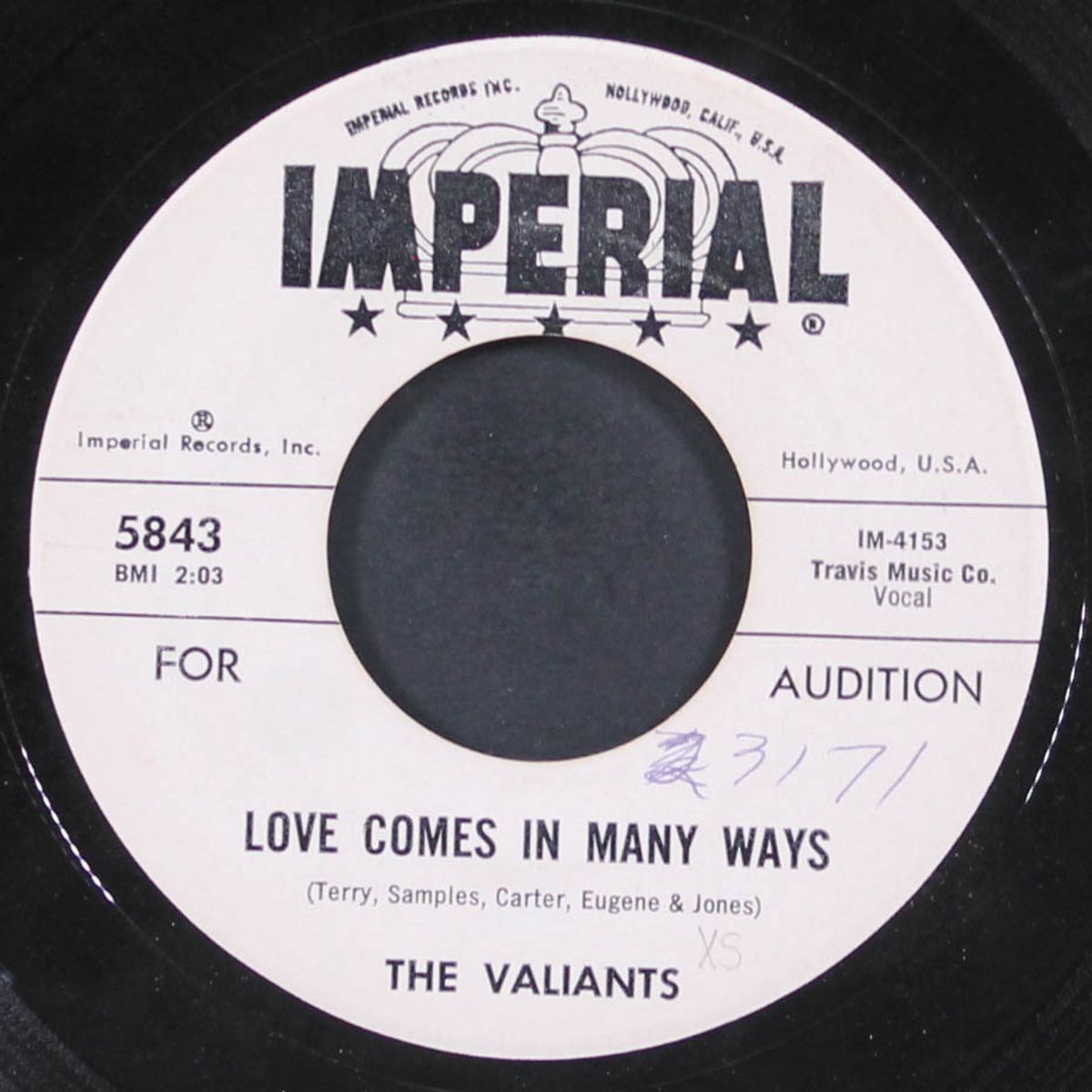 you are sweeter than wine / love comes in many ways by VALIANTS