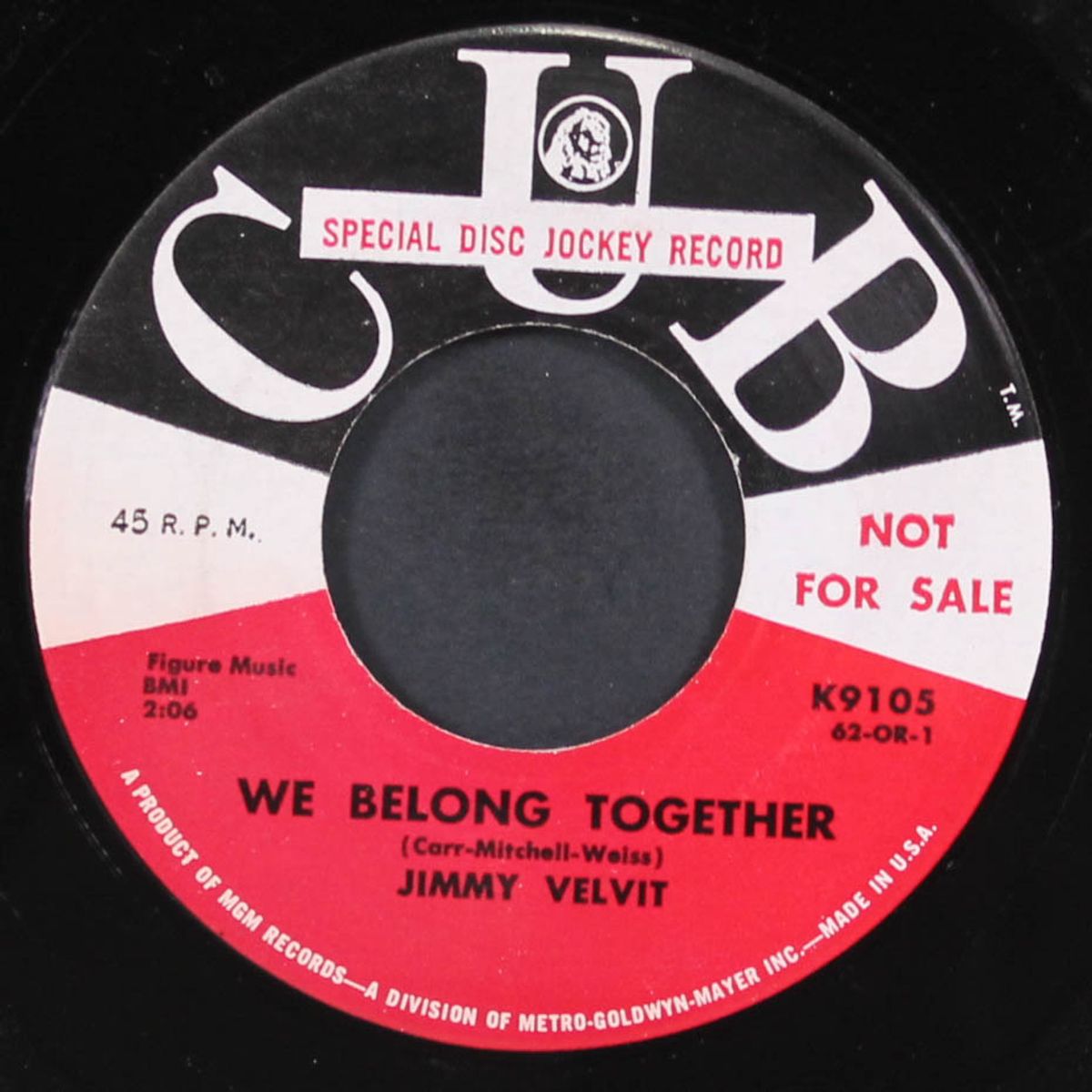 we belong together / i'm gonna try by JIMMY VELVIT