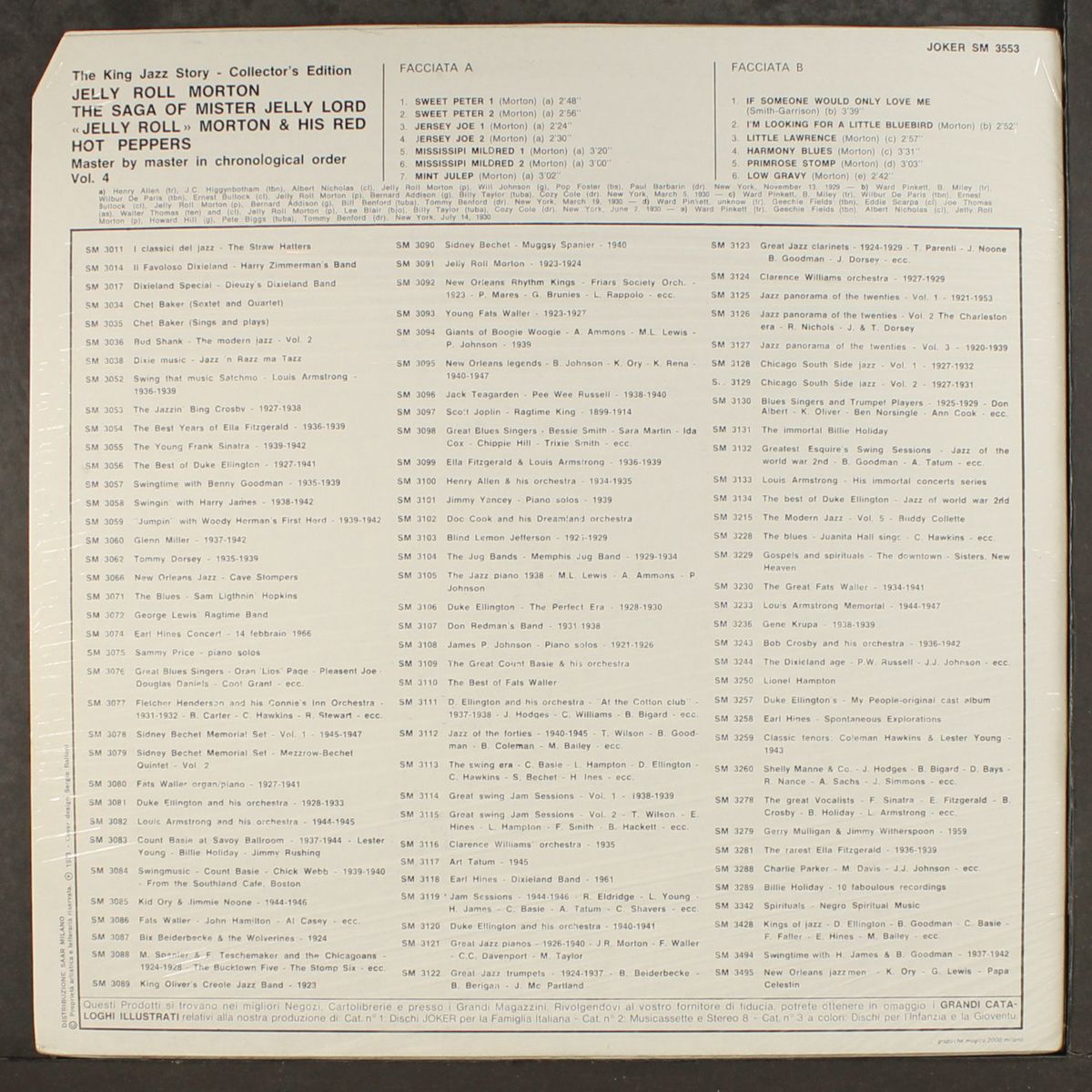 and his red hot pepper, vol. 4 by JELLY ROLL MORTON