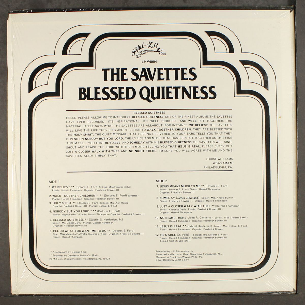 blessed quietness by SAVETTES