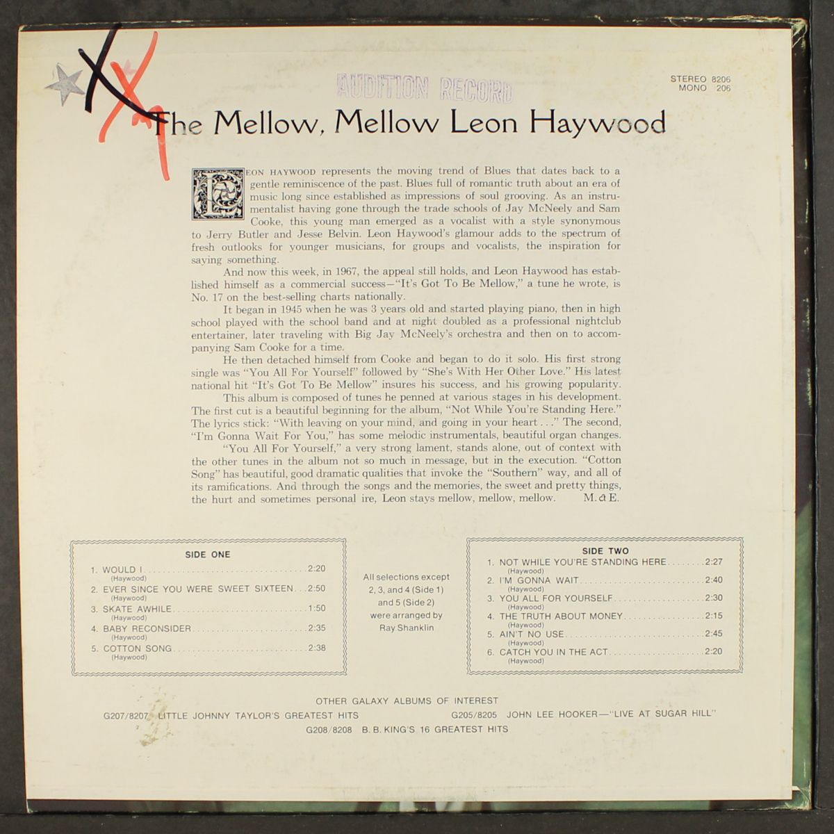 the mellow mellow by LEON HAYWOOD