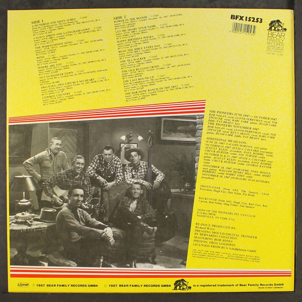 a hundred and sixty acres by SONS OF THE PIONEERS