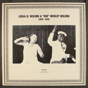 LEOLA B. & 'KID' WESLEY WILSON