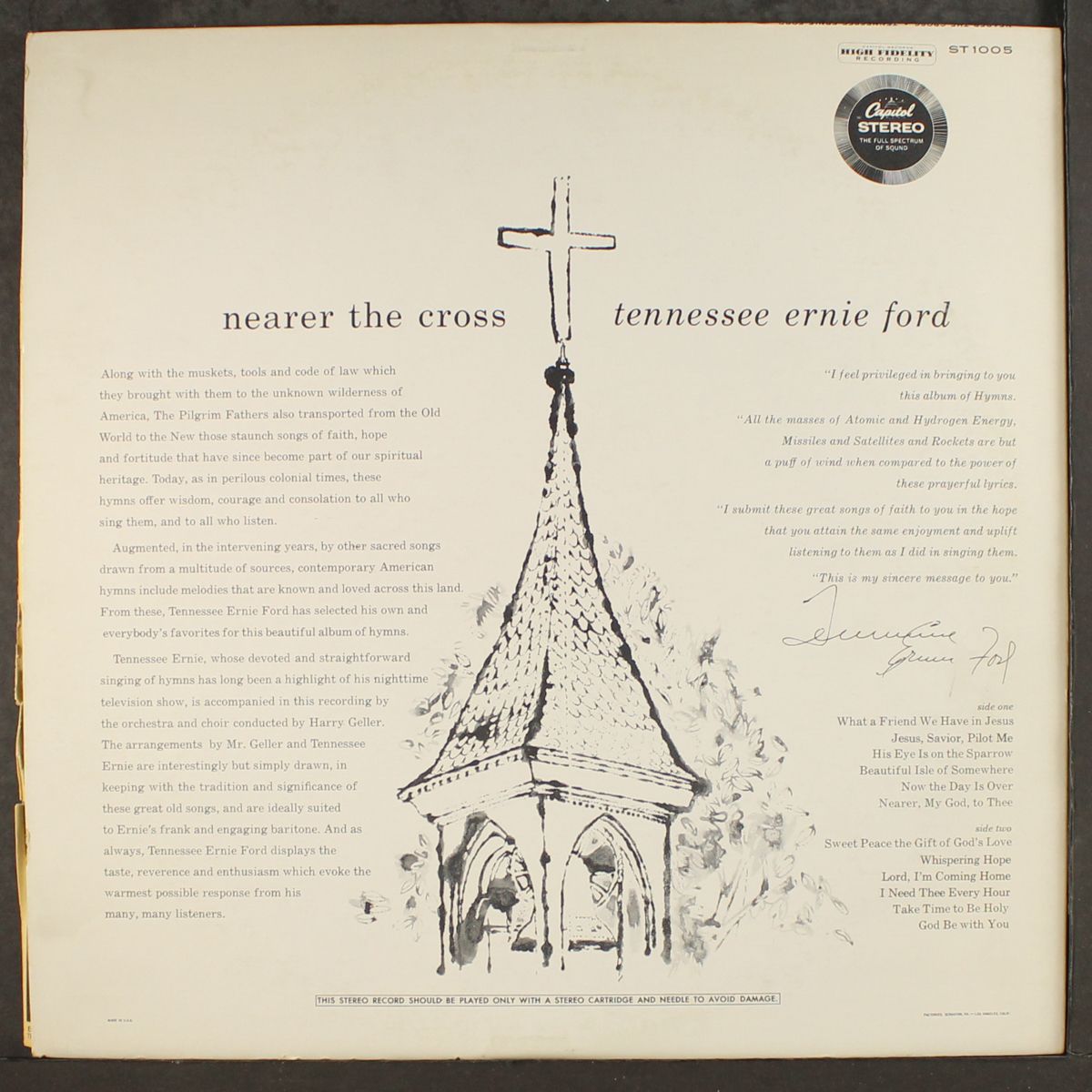 nearer the cross by TENNESSEE ERNIE FORD