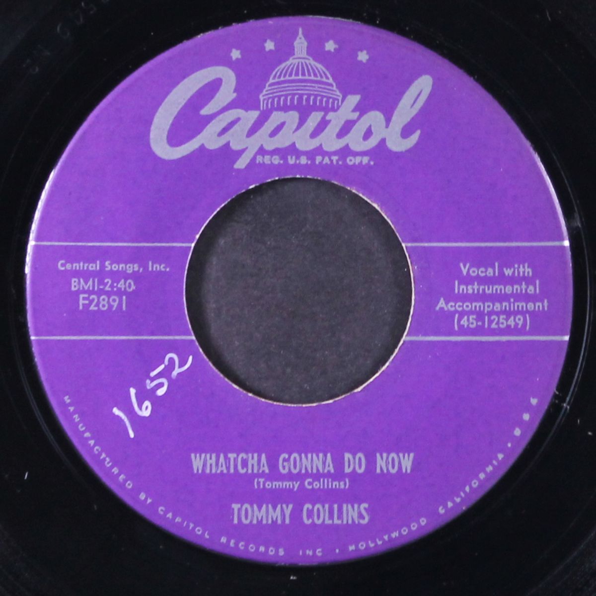 whatcha gonna do now by TOMMY COLLINS