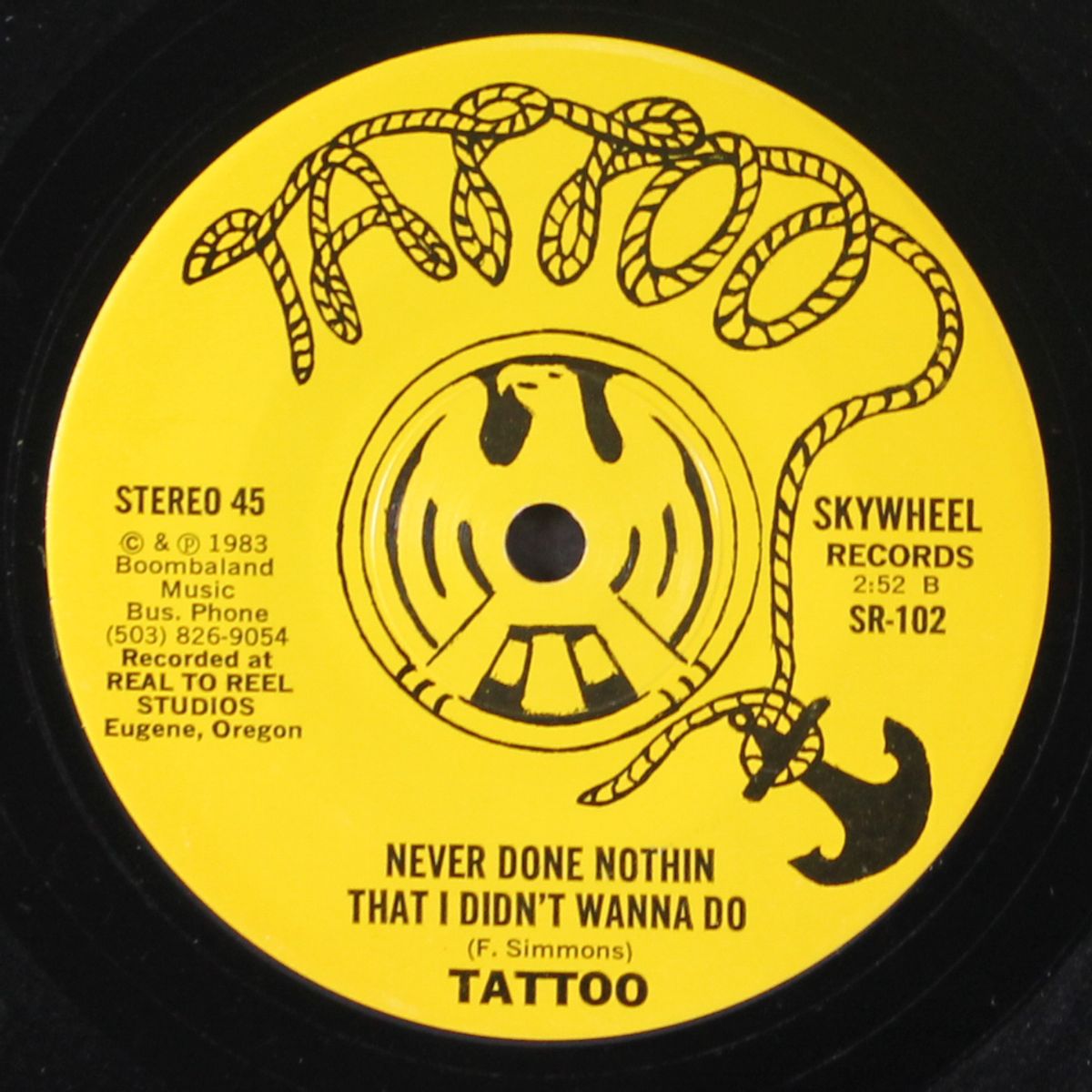 wino / never done nothin' that i didn't wanna do by TATTOO
