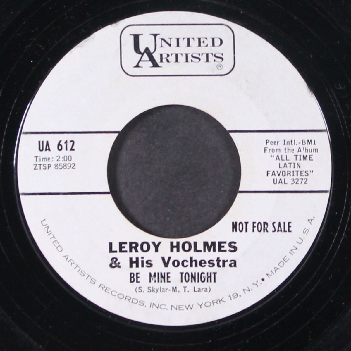 be mine tonight / corazon de melon by LEROY HOLMES