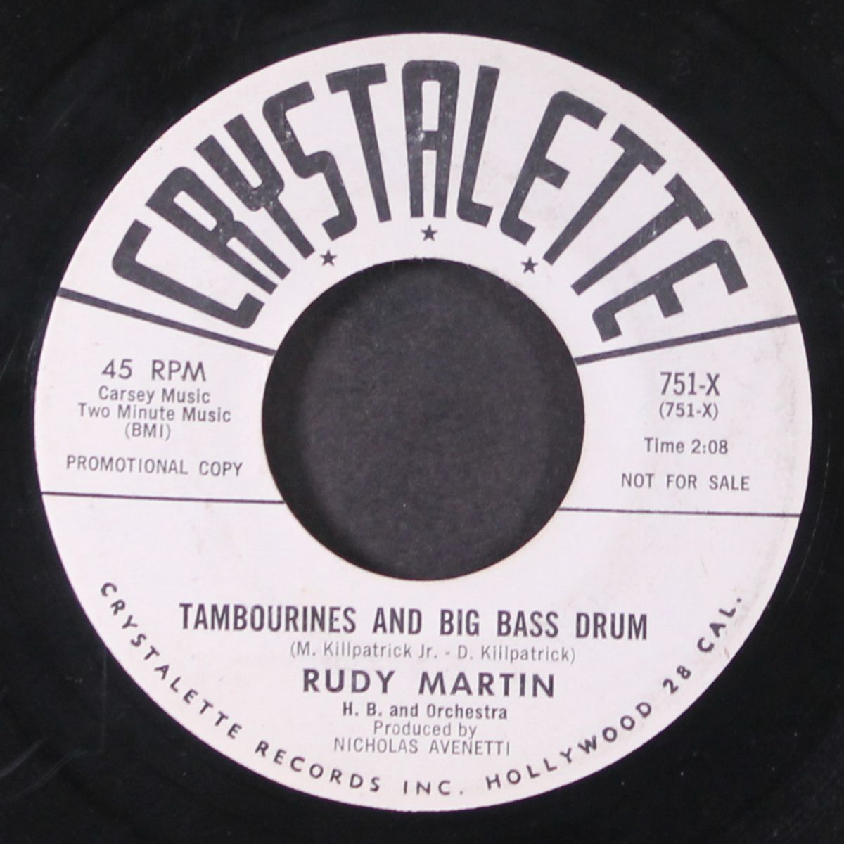 tambourines and big bass drum / our last dance by RUDY MARTIN