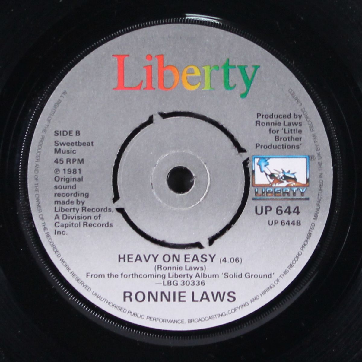 heavy on easy by RONNIE LAWS