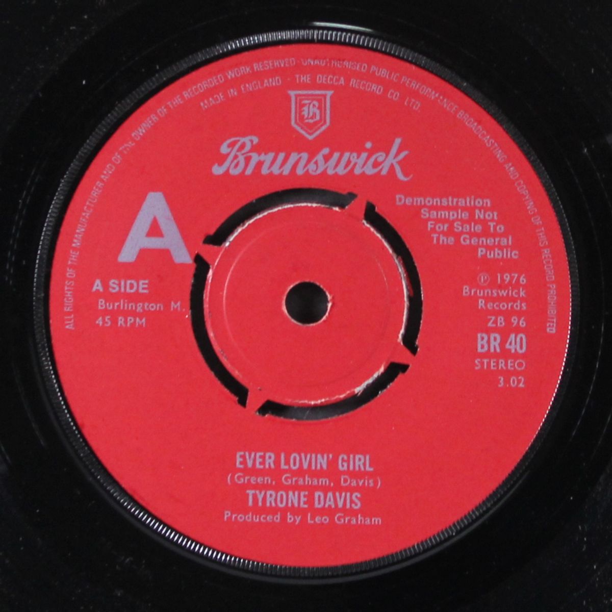 forever / ever lovin' girl by TYRONE DAVIS