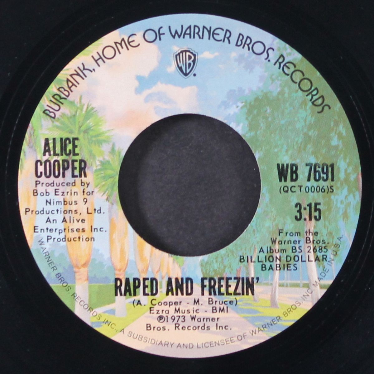 no more mr. nice guy / raped & freezin' by ALICE COOPER
