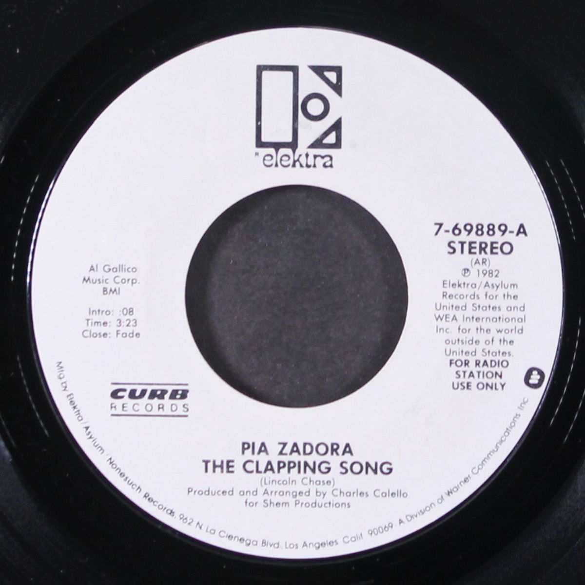 the clapping song / mono by PIA ZADORA