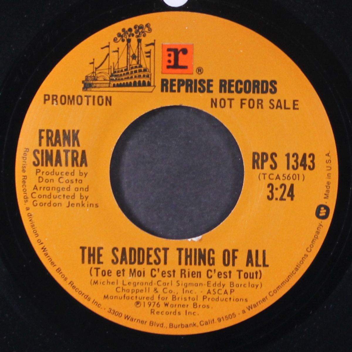 empty tables / the saddest thing of all by FRANK SINATRA