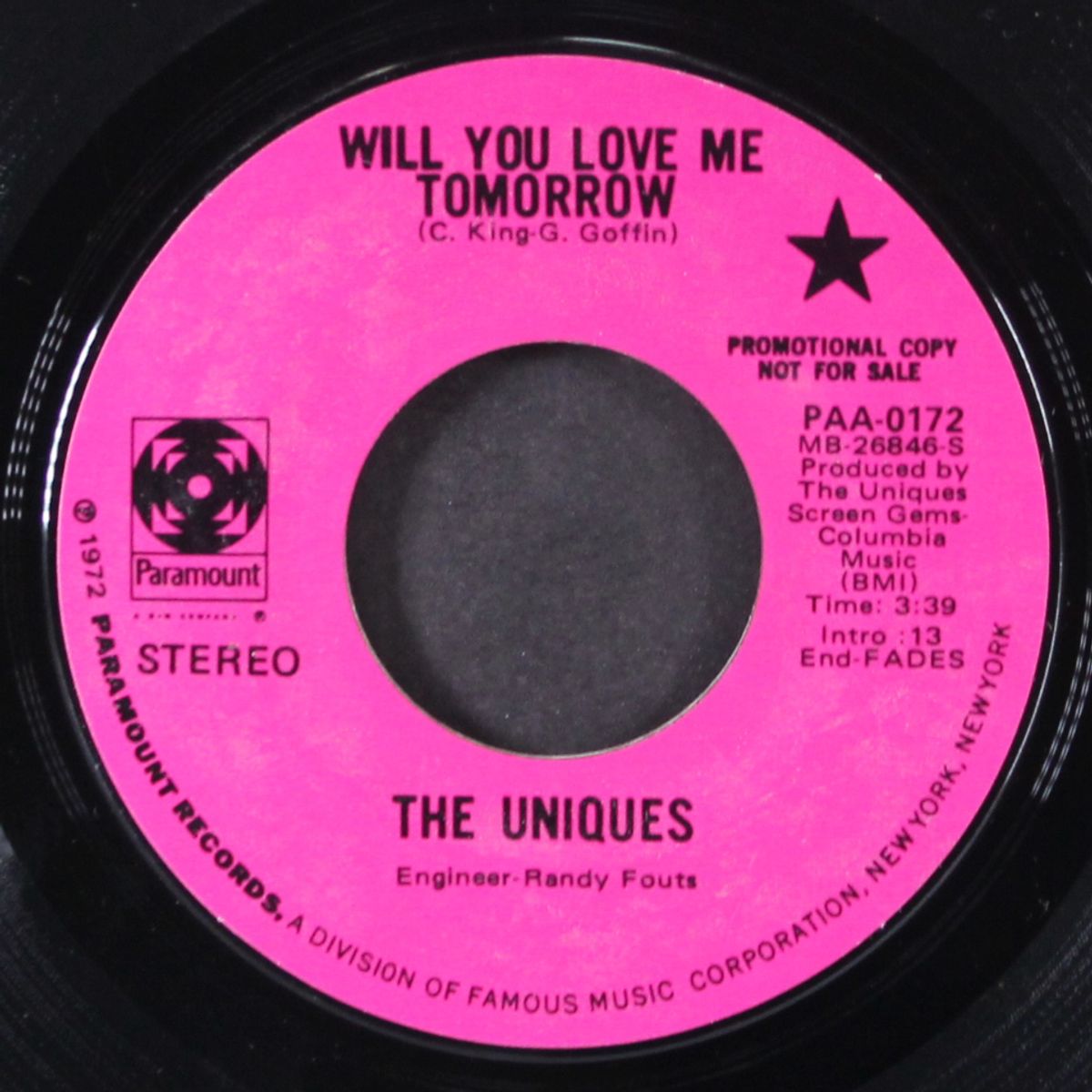 will you love me tomorrow by UNIQUES
