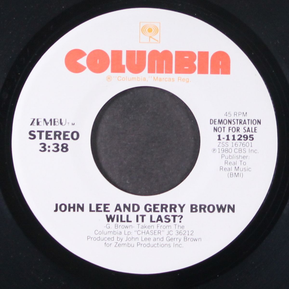 will it last? / same by JOHN LEE & GERRY BROWN