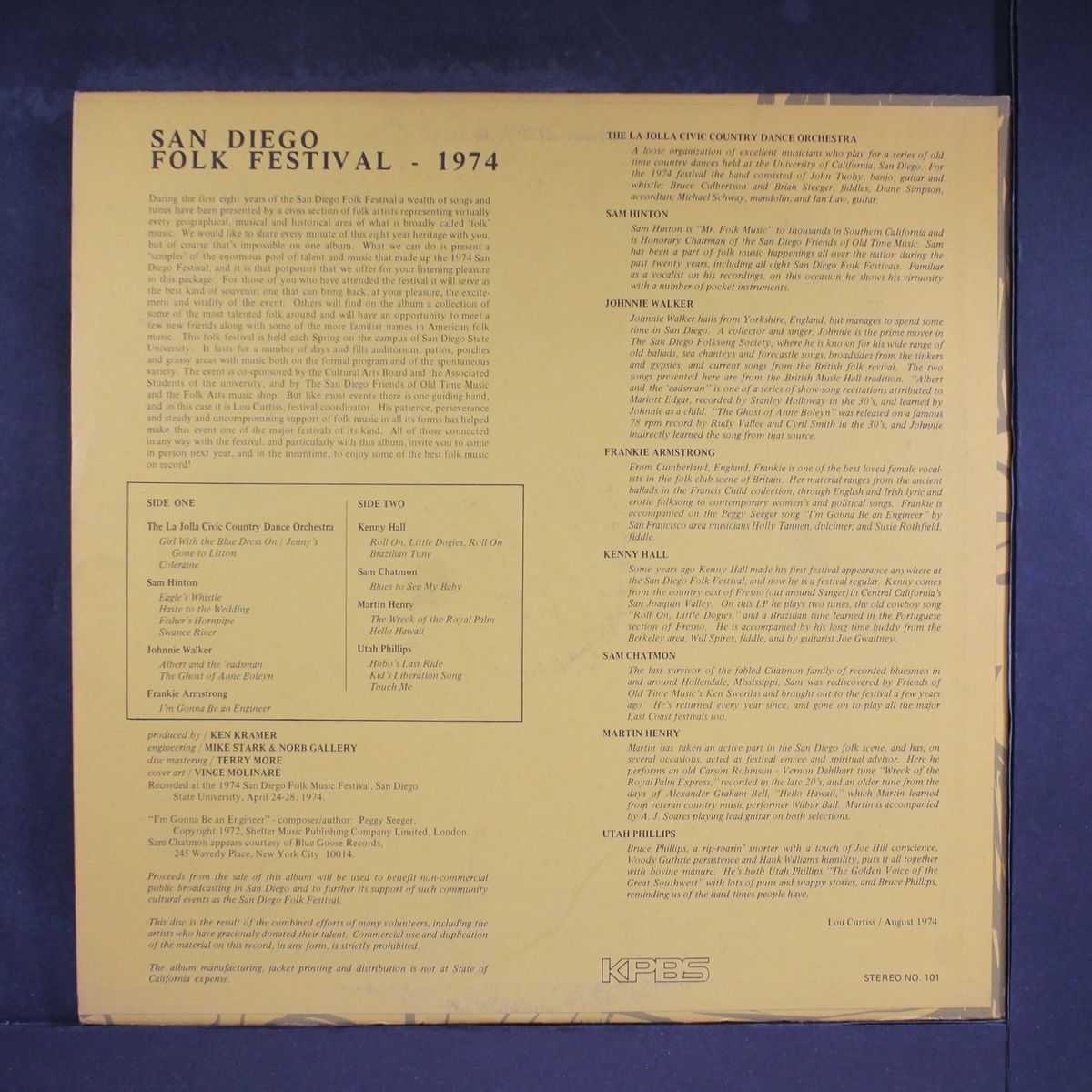 san diego folk festival '74 by VARIOUS