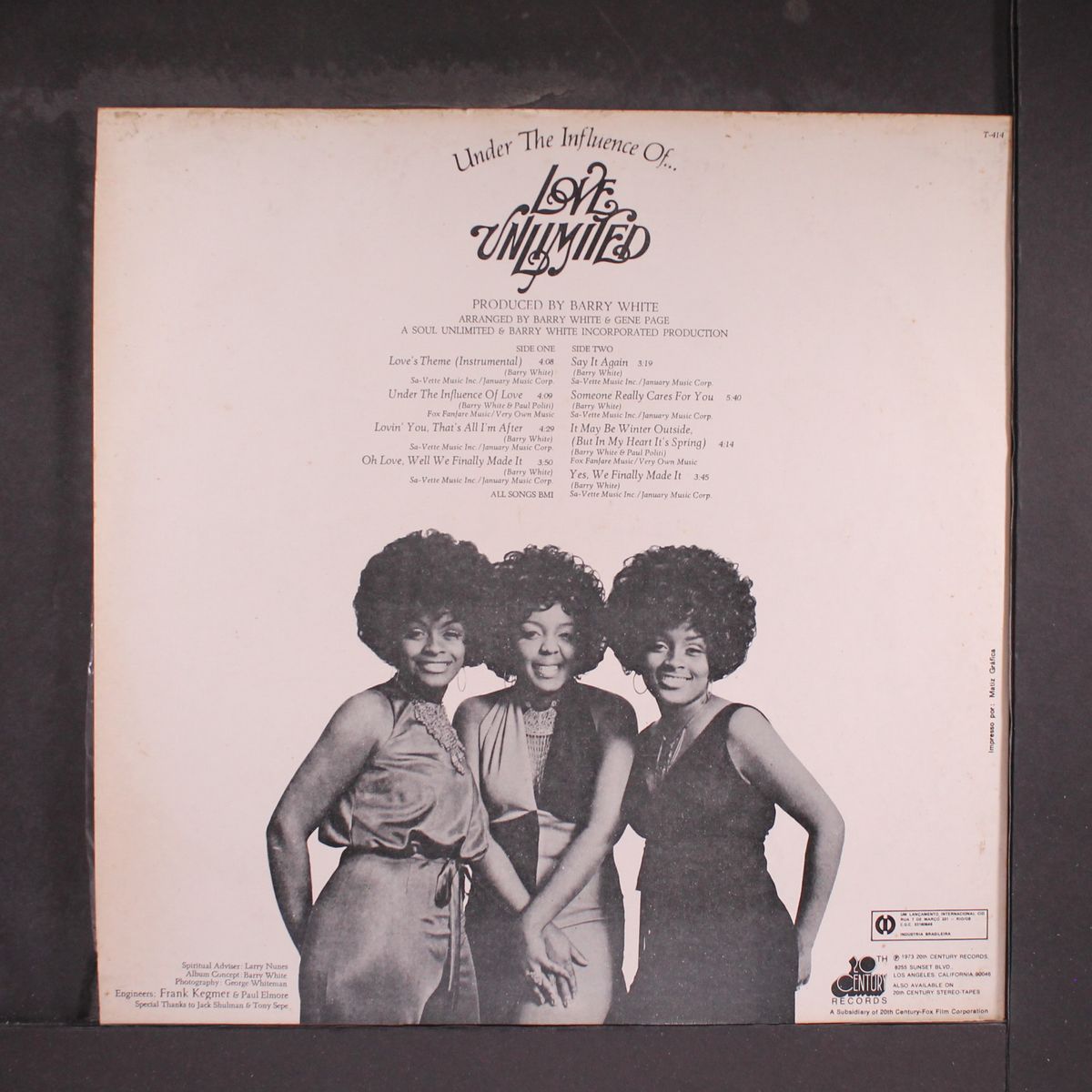 under the influence of by LOVE UNLIMITED