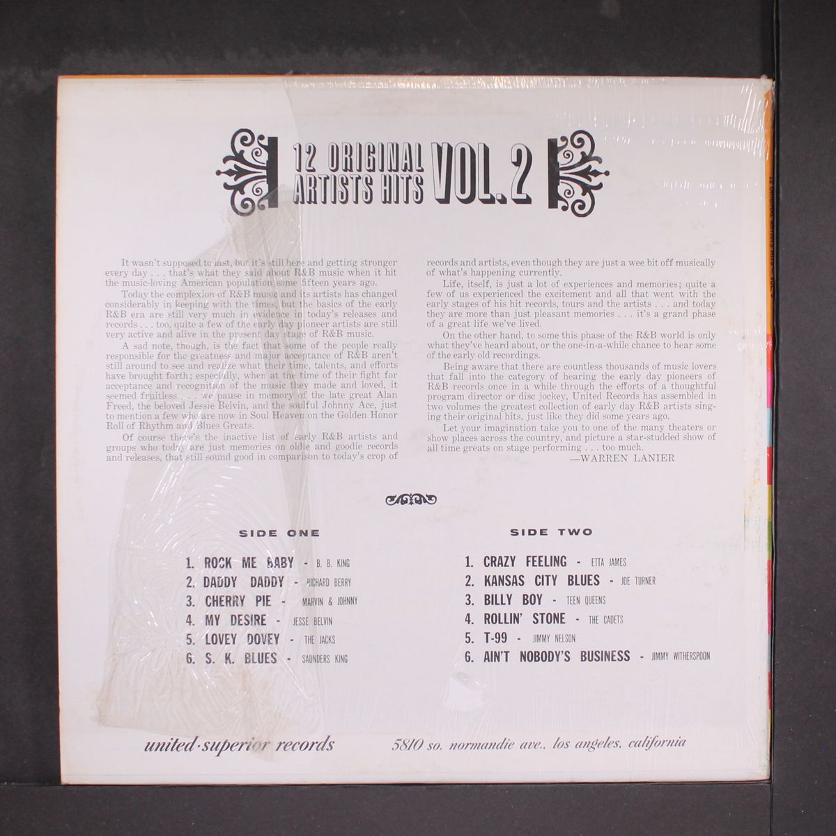 12 original artists hits, vol. 2 by VARIOUS