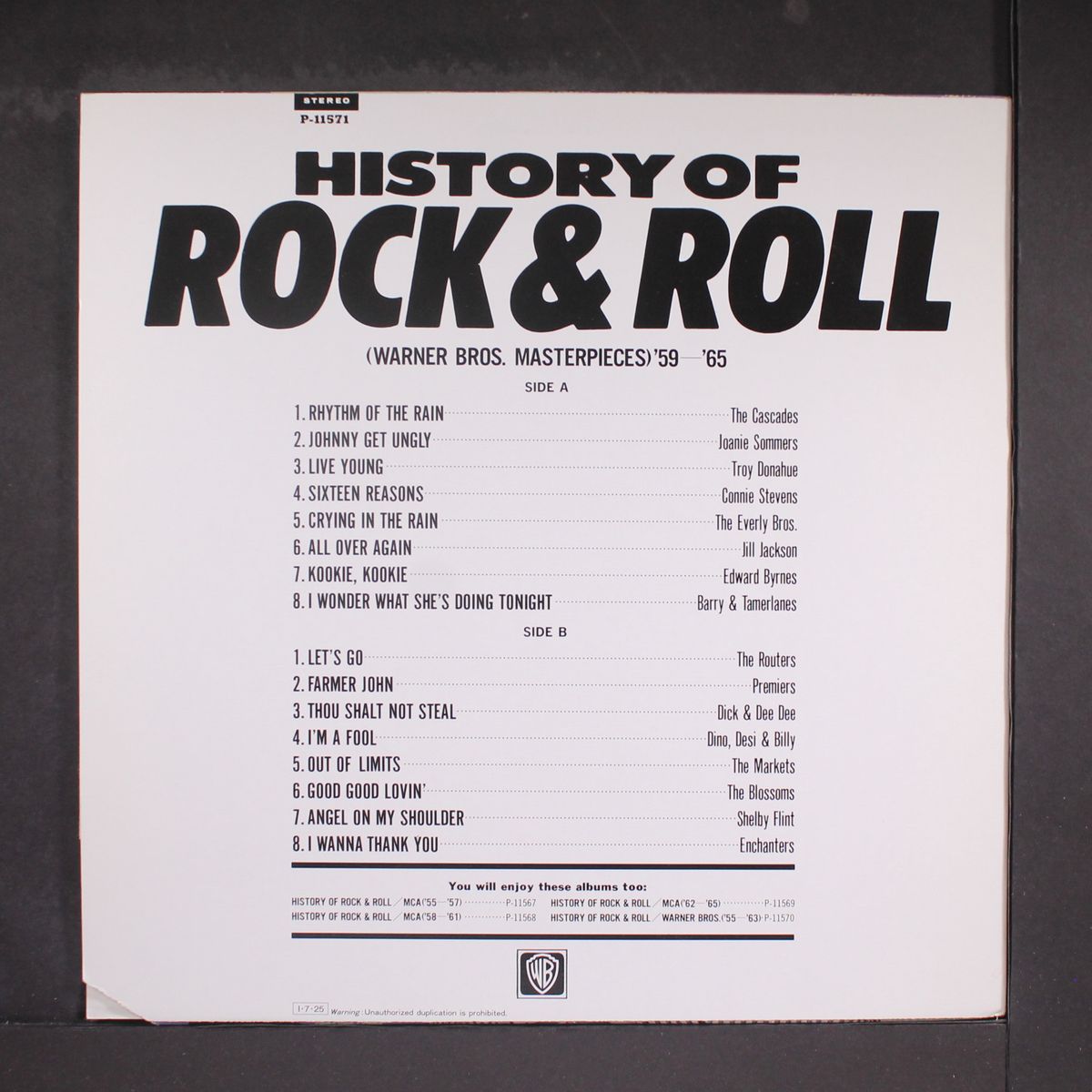 history of rock & roll-'59-65 by VARIOUS