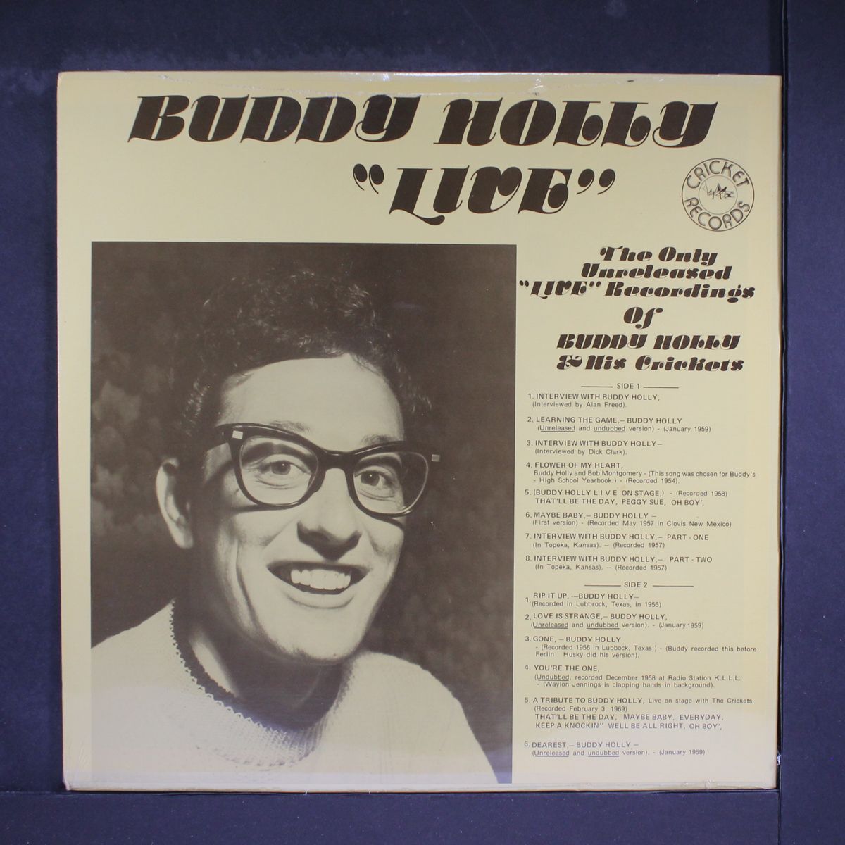 live by BUDDY HOLLY