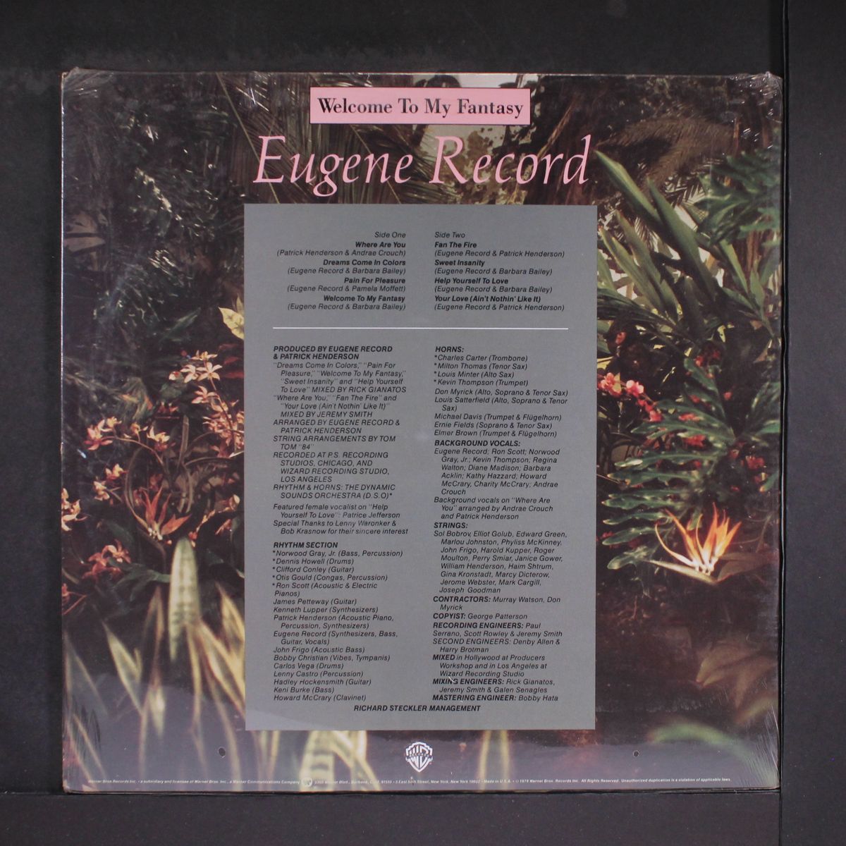 welcome to my fantasy by EUGENE RECORD