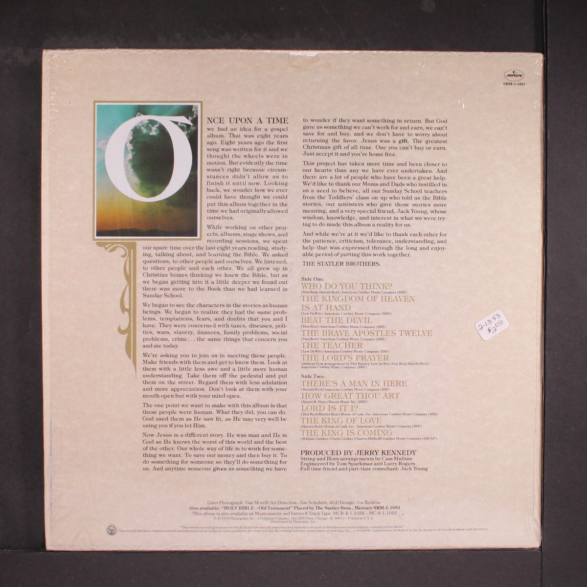 holy bible new testament by STATLER BROTHERS