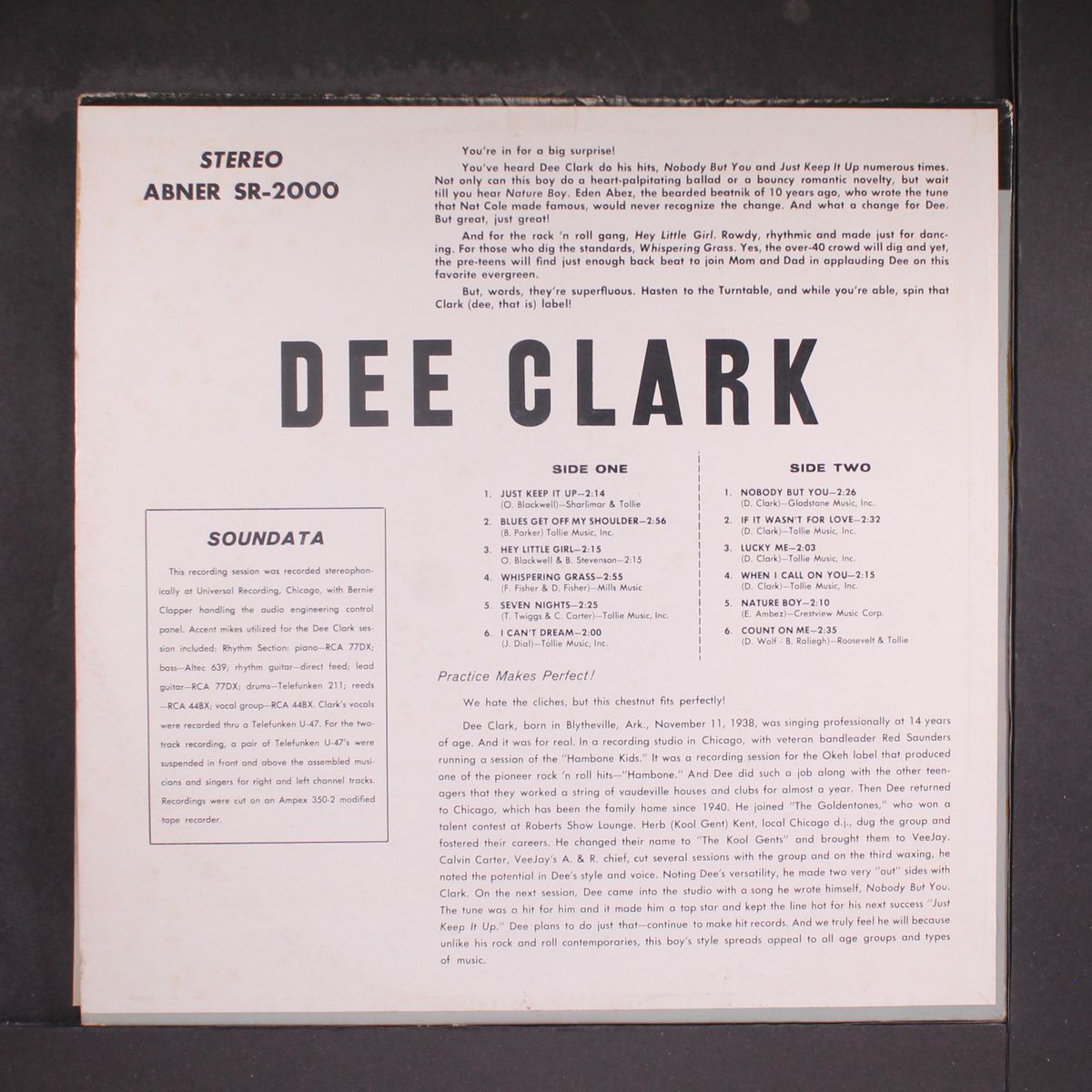 dee clark by DEE CLARK