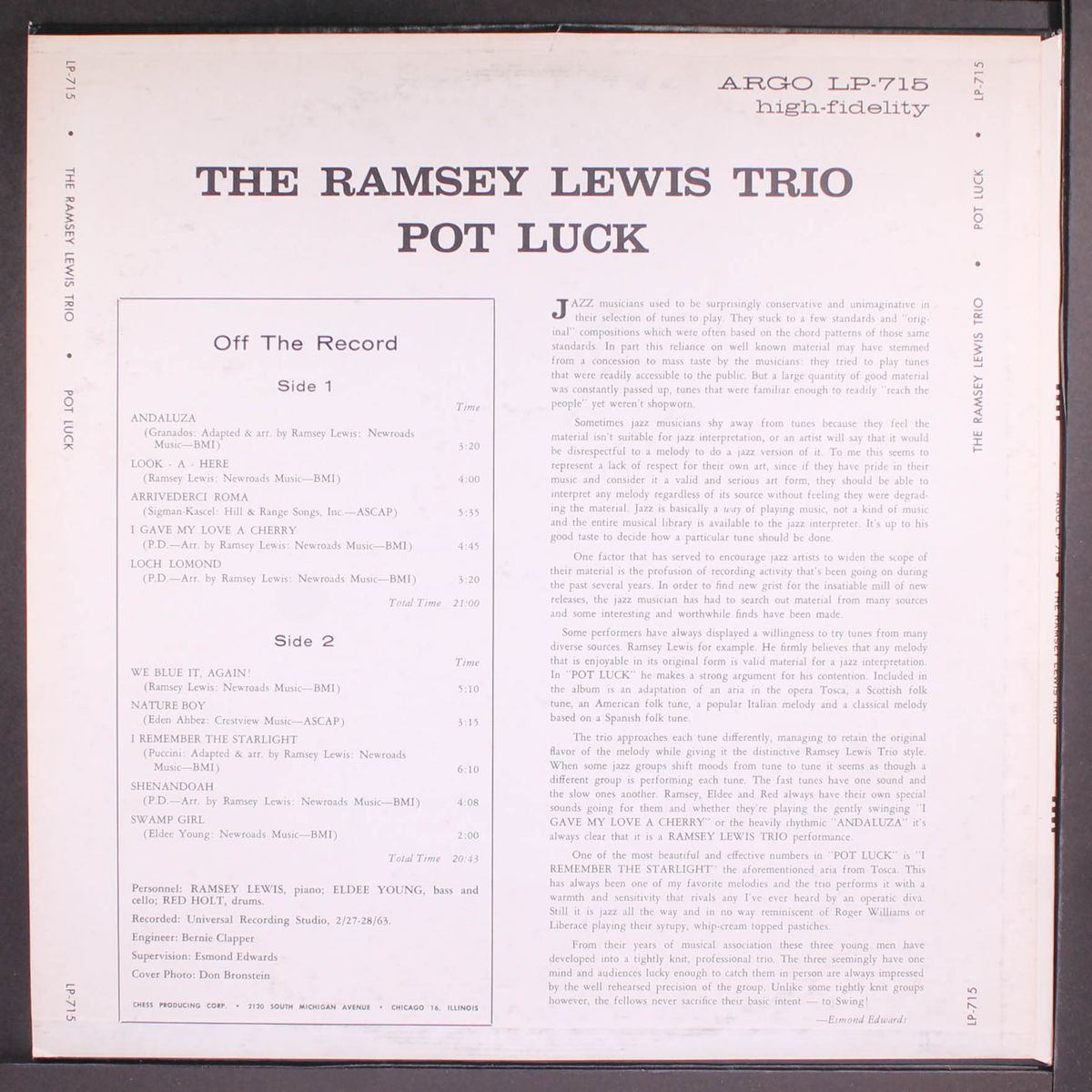 pot luck by RAMSEY LEWIS
