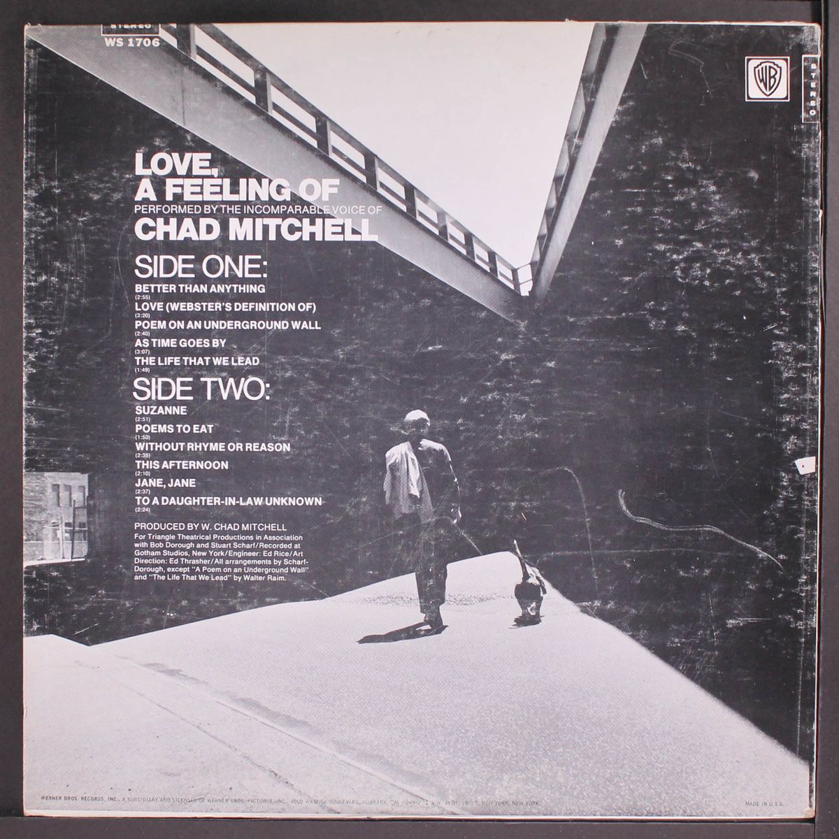 love, a feeling of by CHAD MITCHELL