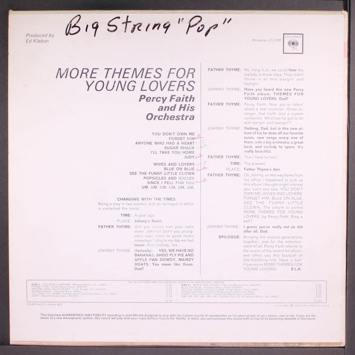 more themes for young lovers by PERCY FAITH
