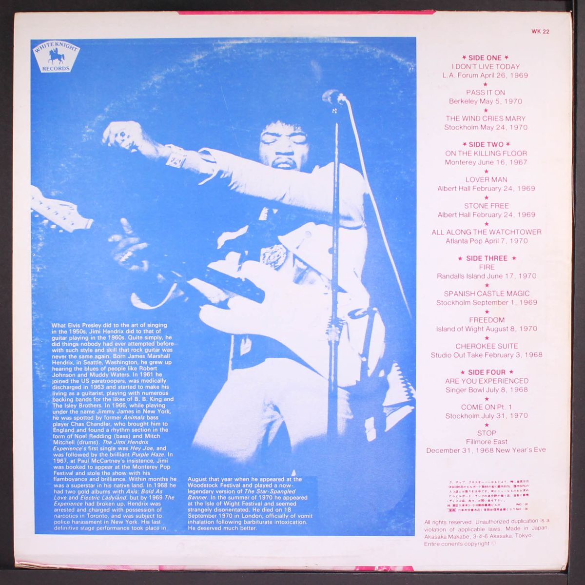 the good die young by JIMI HENDRIX