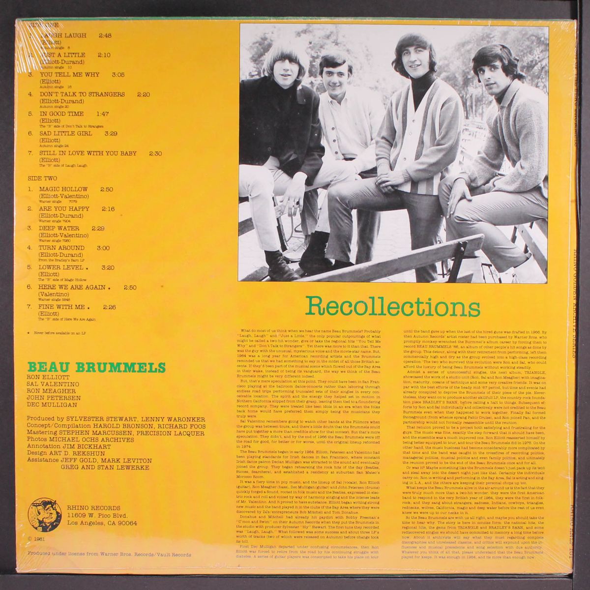 best of the beau brummels by BEAU BRUMMELS