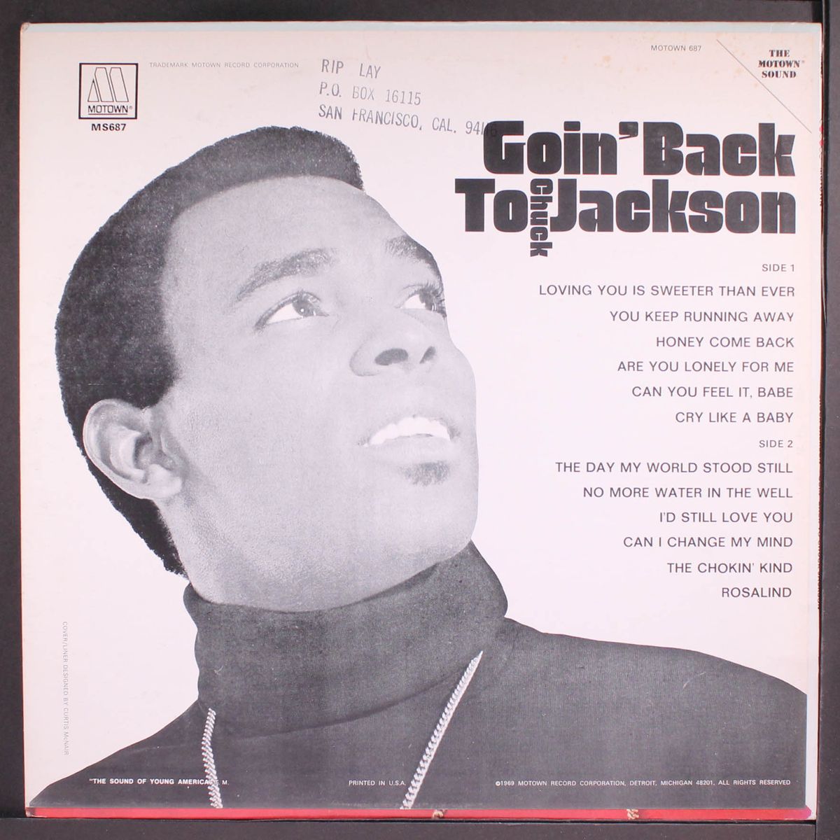 goin' back to by CHUCK JACKSON