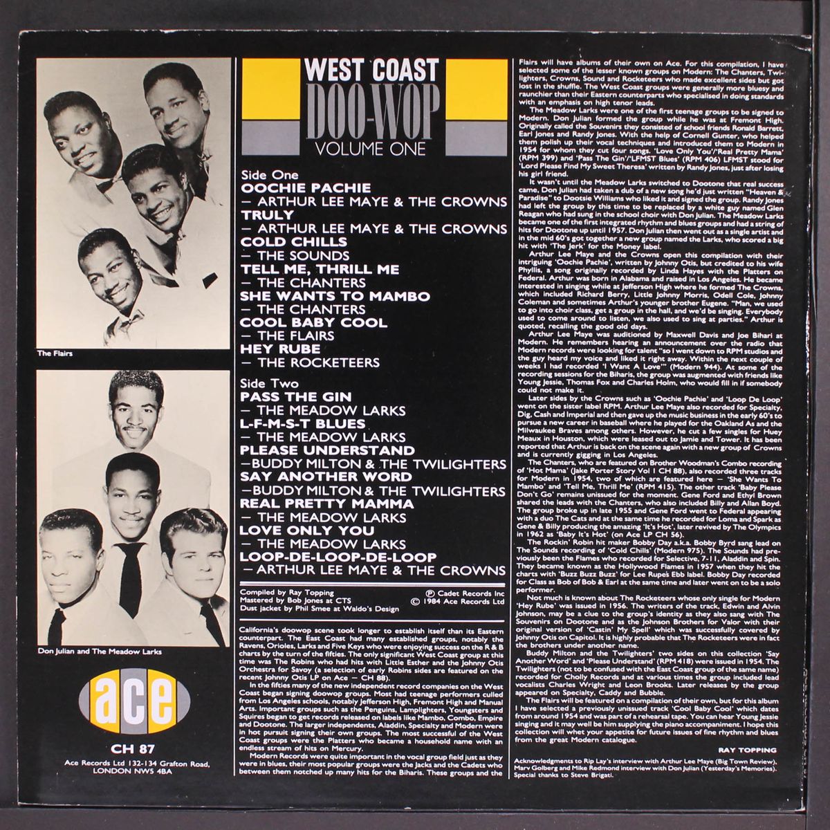 west coast doo wop, vol. 1 by VARIOUS