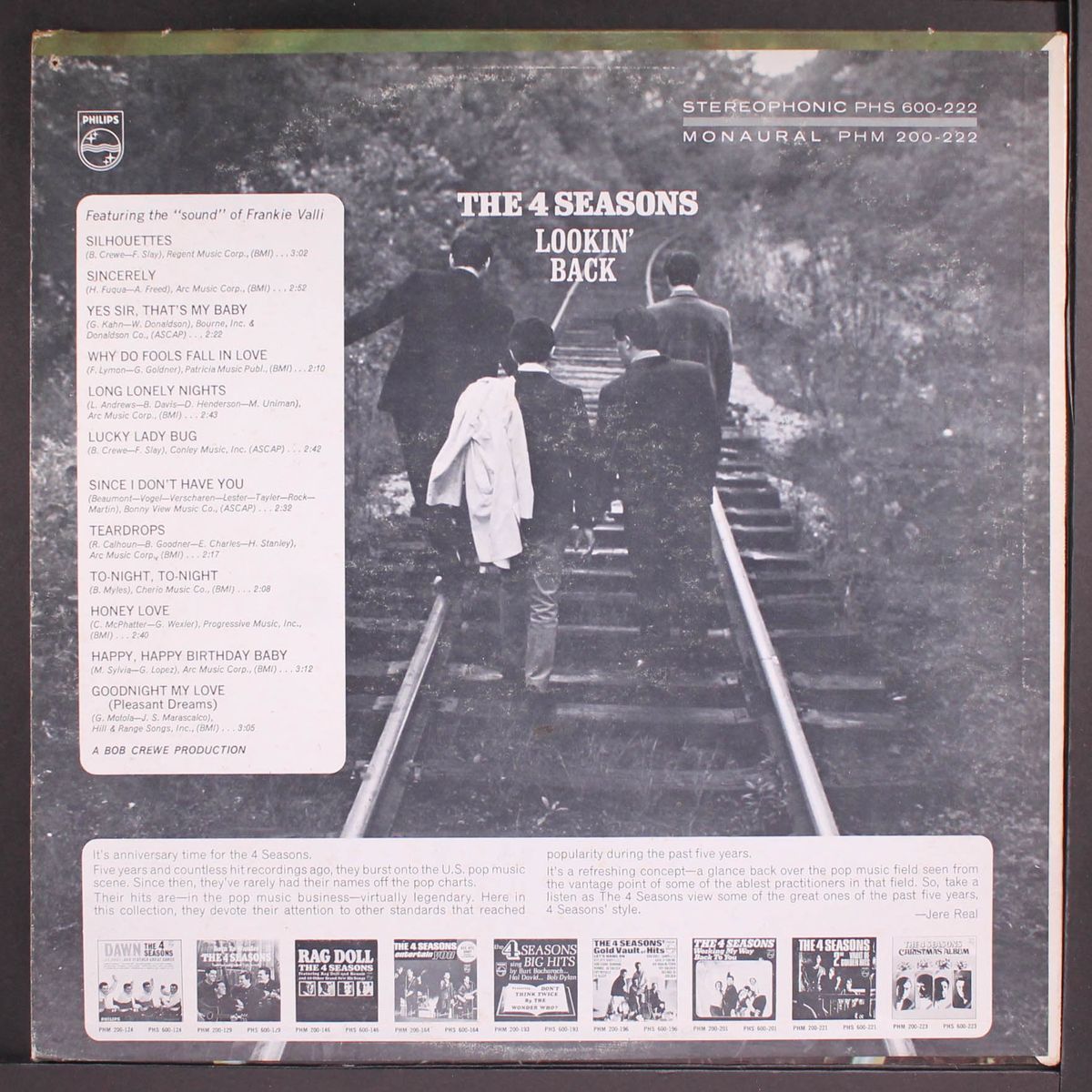 lookin' back by FOUR SEASONS