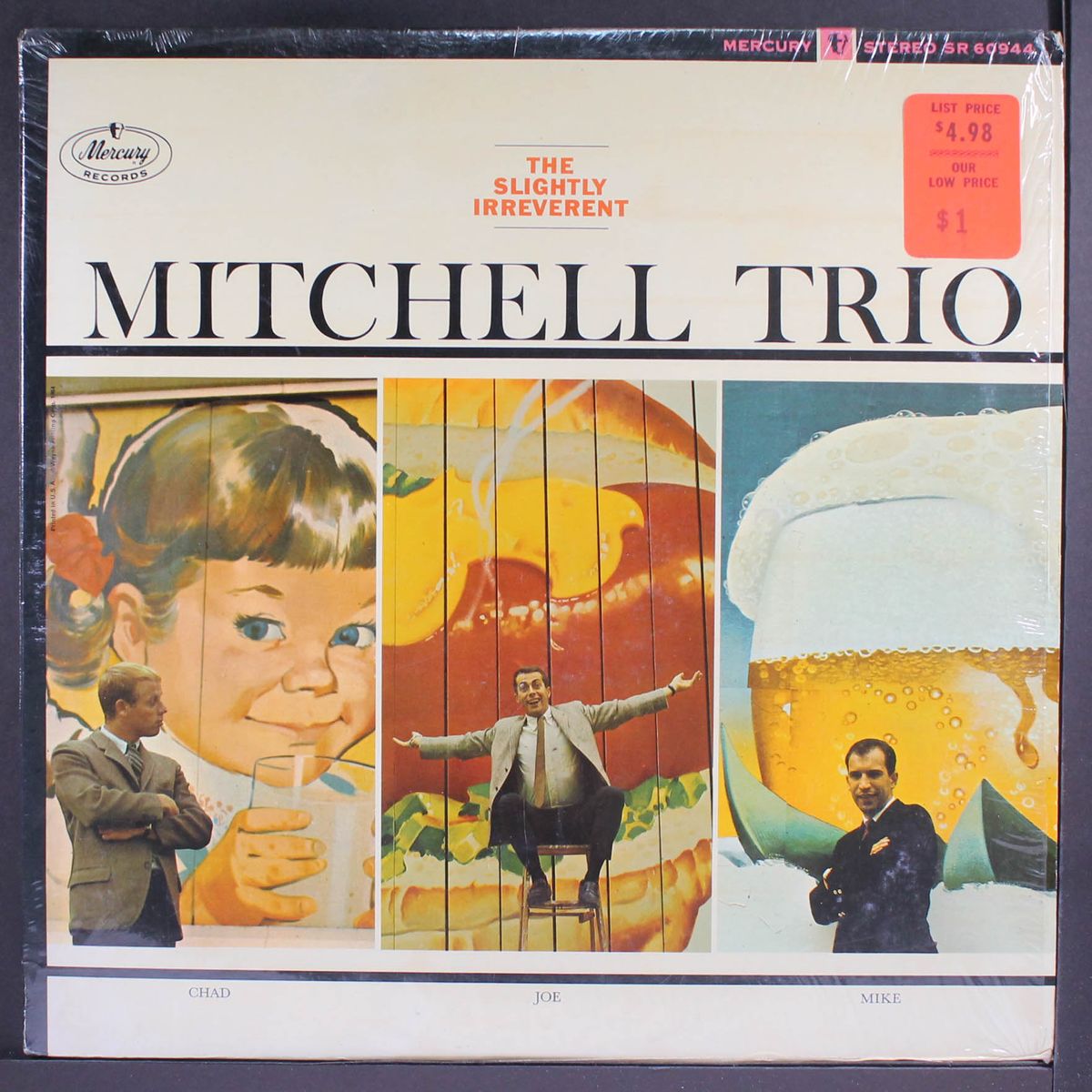 the slightly irreverent by CHAD MITCHELL TRIO