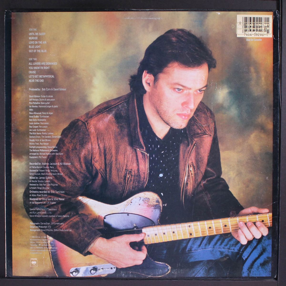 about face by DAVID GILMOUR