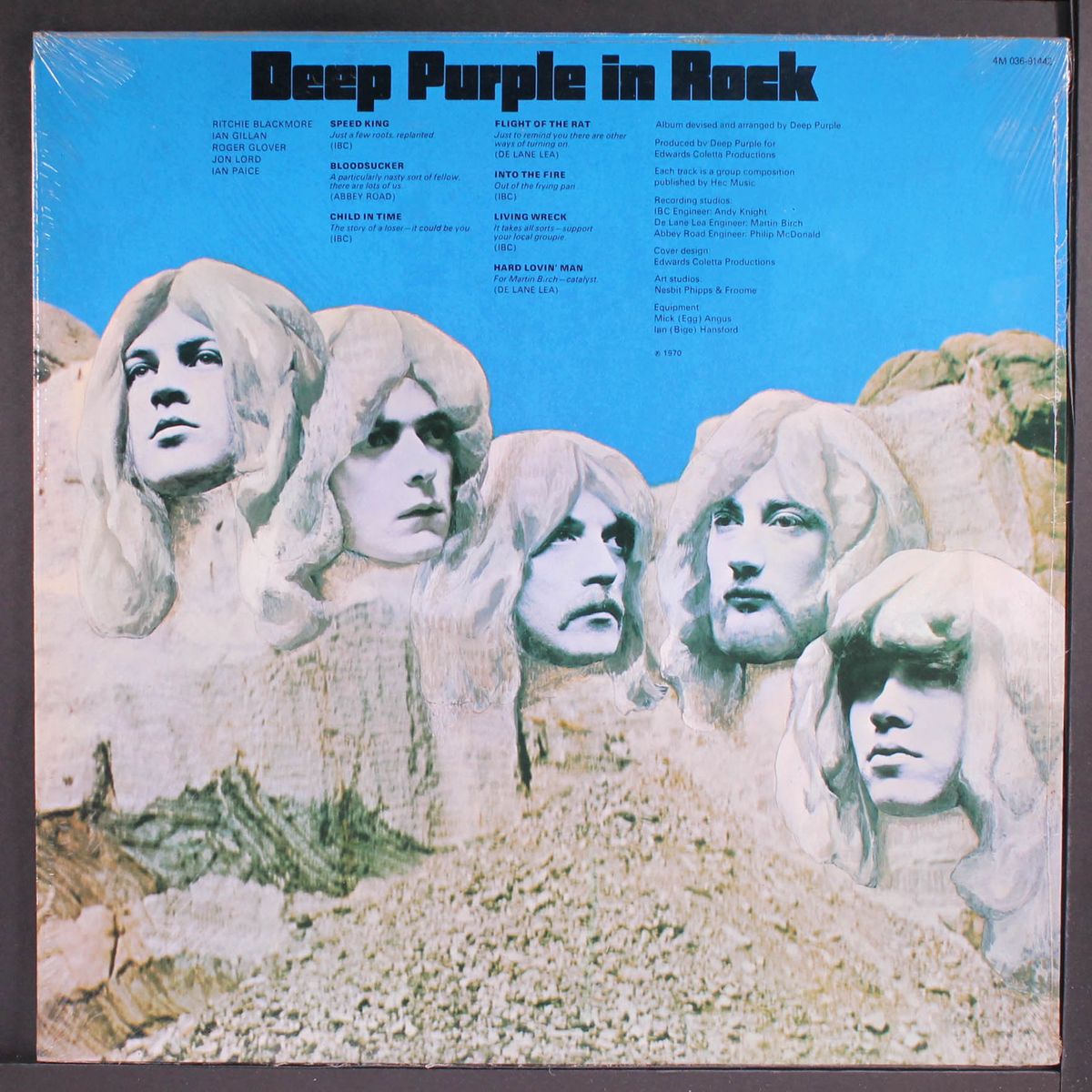 deep purple in rock by DEEP PURPLE
