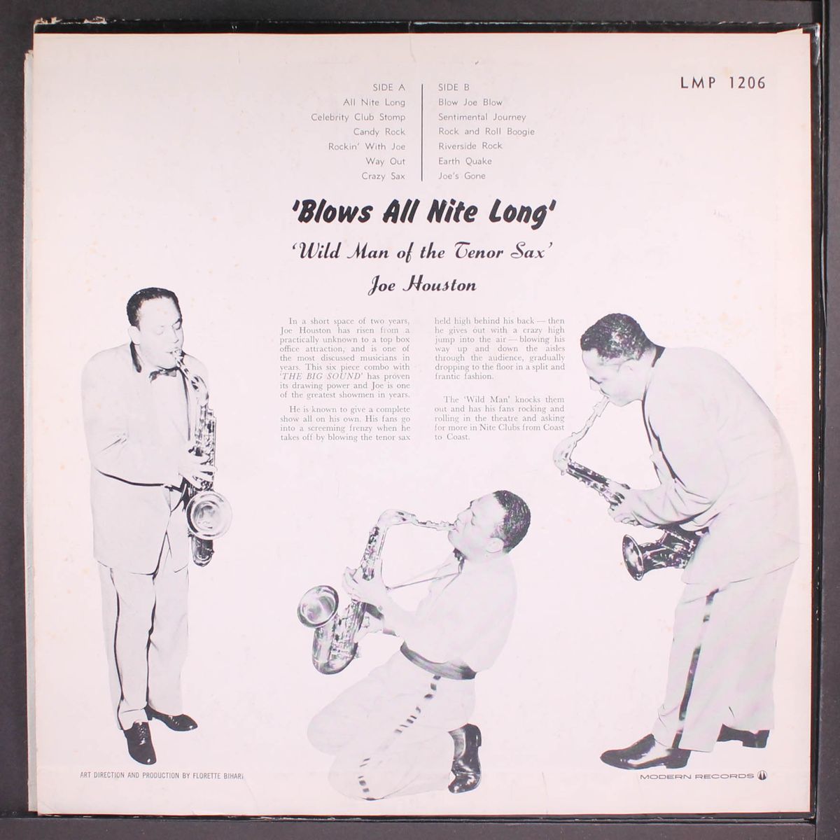 blows all nite long by JOE HOUSTON