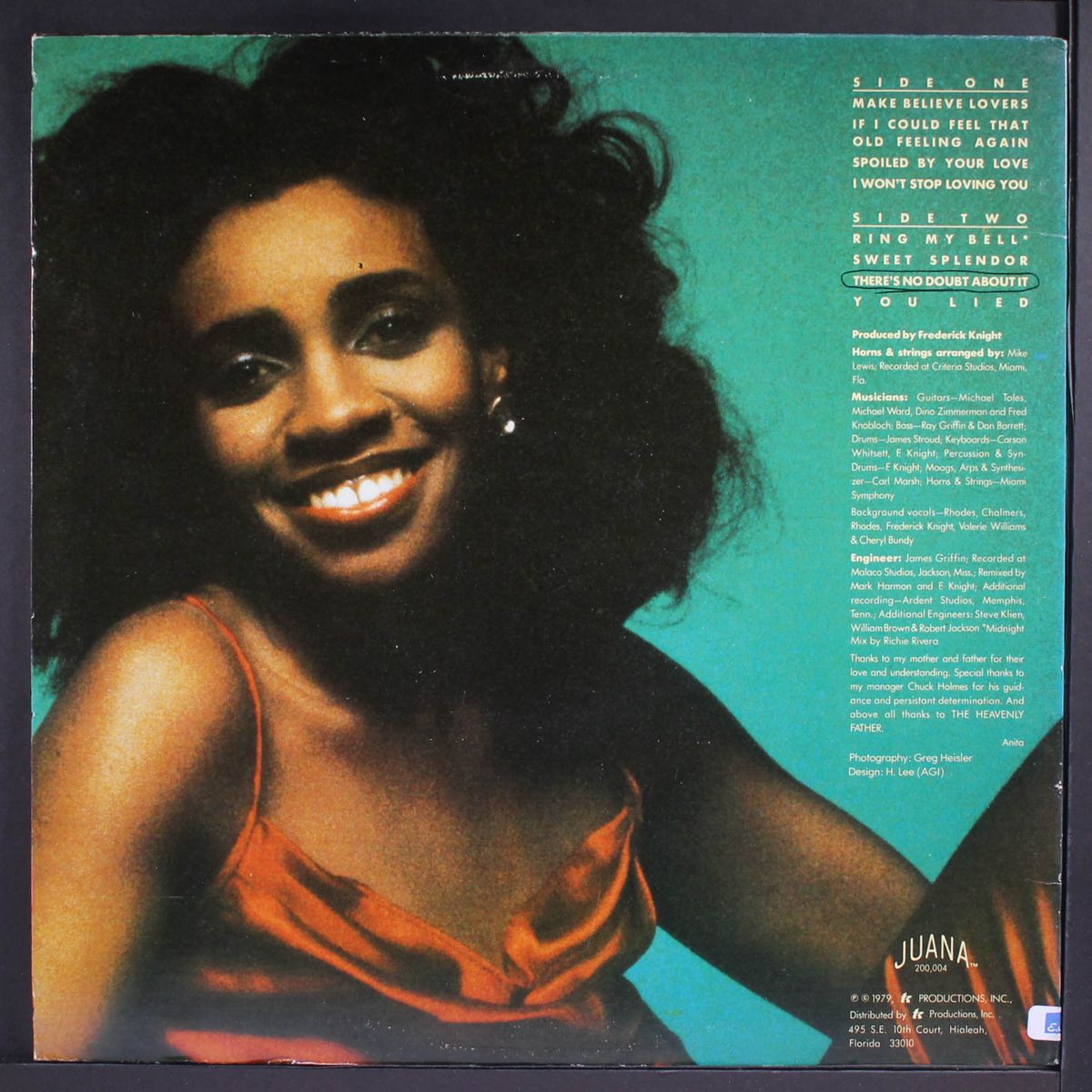 songs of love by ANITA WARD