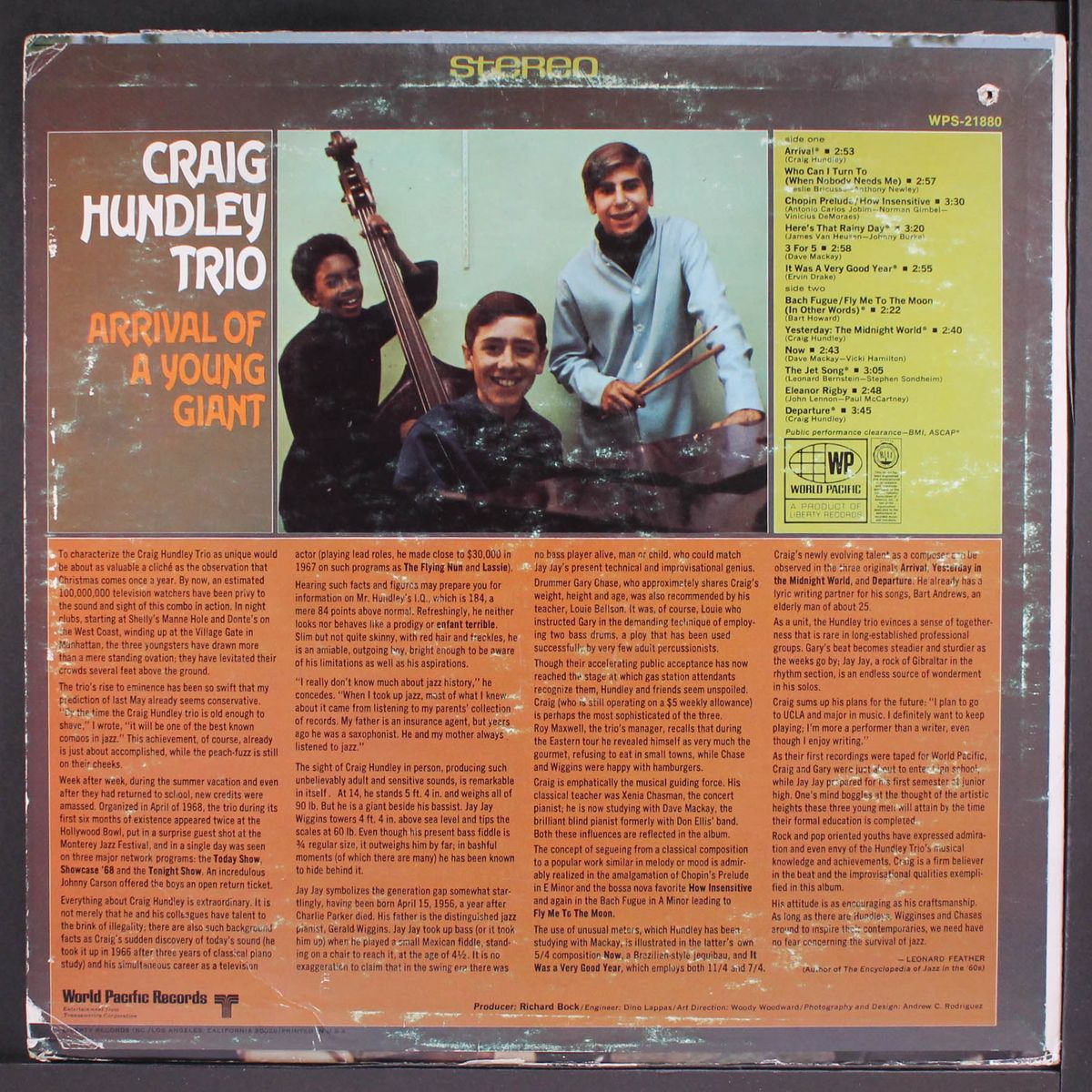 arrival of a young giant by CRAIG HUNDLEY