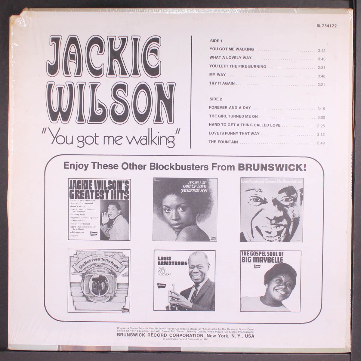 you got me walking by JACKIE WILSON